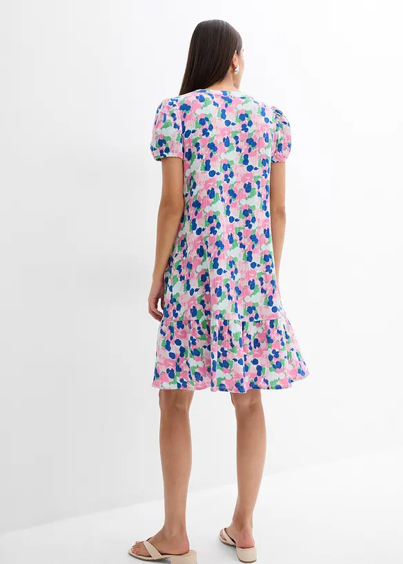 Klänning av mjuk muslin, bonprix