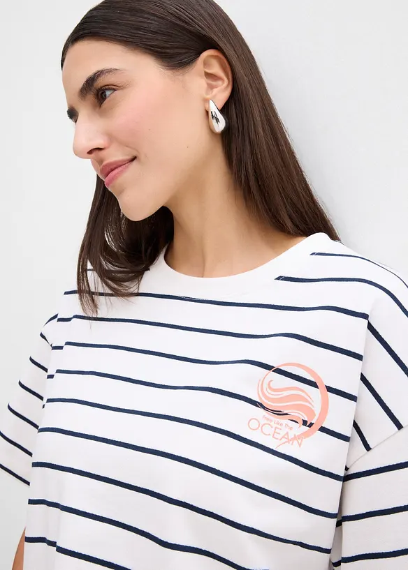 Sweatshirt i mjuk bomullsmix, bonprix