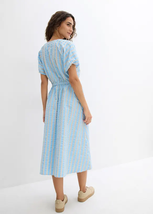 Klänning i ren bomull, bonprix