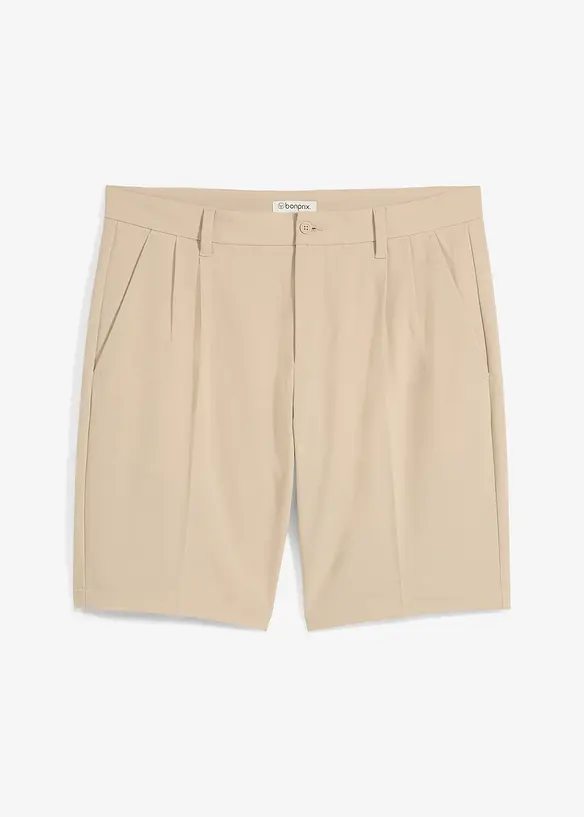 Chinosshorts med pressveck, Regular Fit, bonprix
