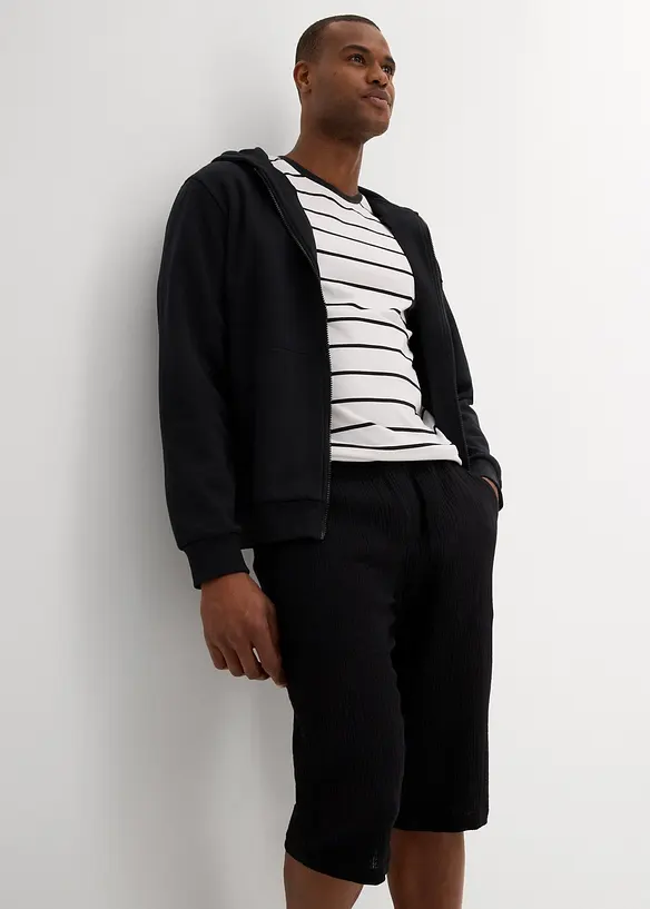 Långa shorts i Loose Fit av luftig muslin, bonprix