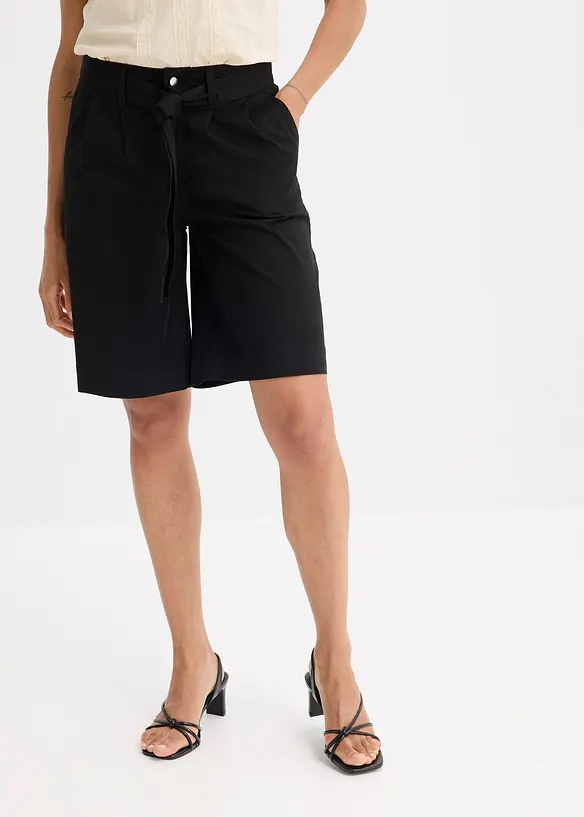 Twillshorts med knytskärp, bonprix