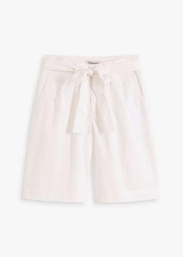 Twillshorts med knytskärp, bonprix