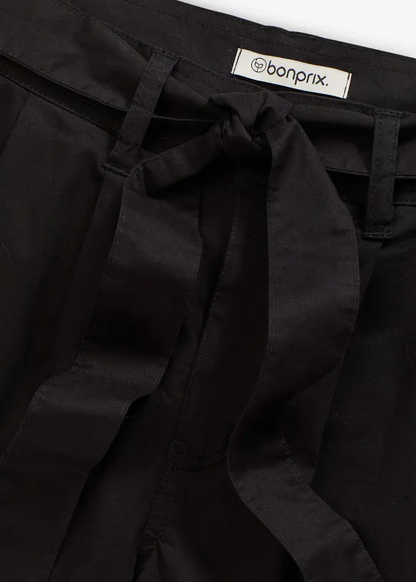 Twillshorts med knytskärp, bonprix