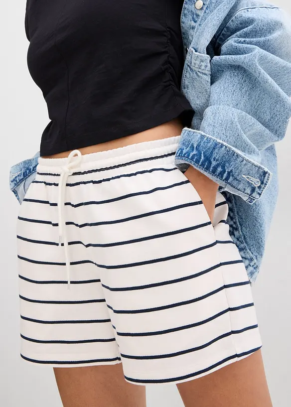 Sweatshorts i bomullsmix, bonprix