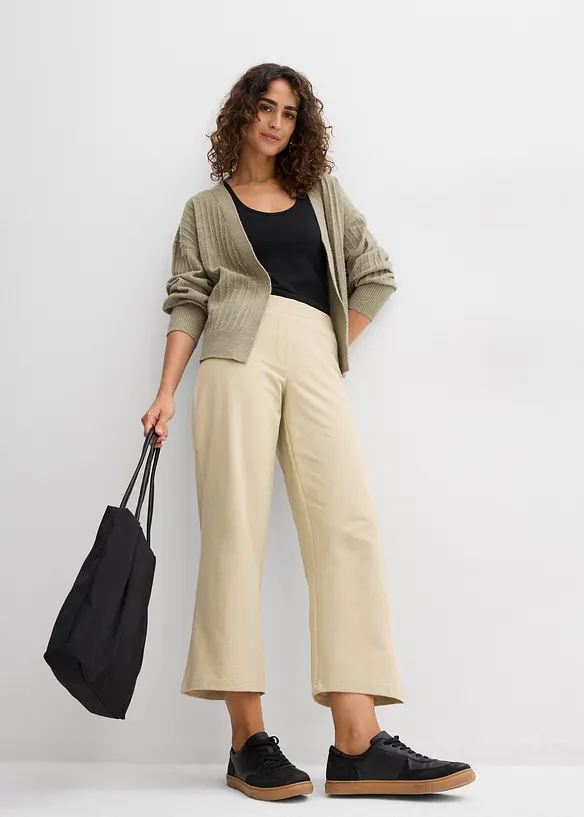 Sweatbyxa i vid modell, bonprix