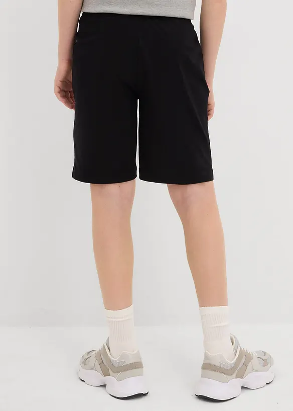 Jerseybermudas för barn med ekologisk bomull (2-pack), bonprix