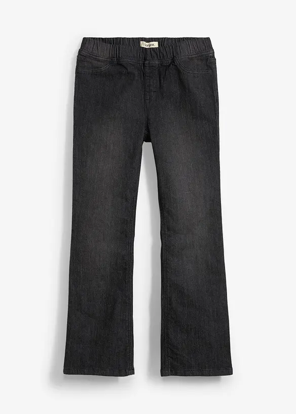 Jeggings Mid Waist för barn, Flared, bonprix