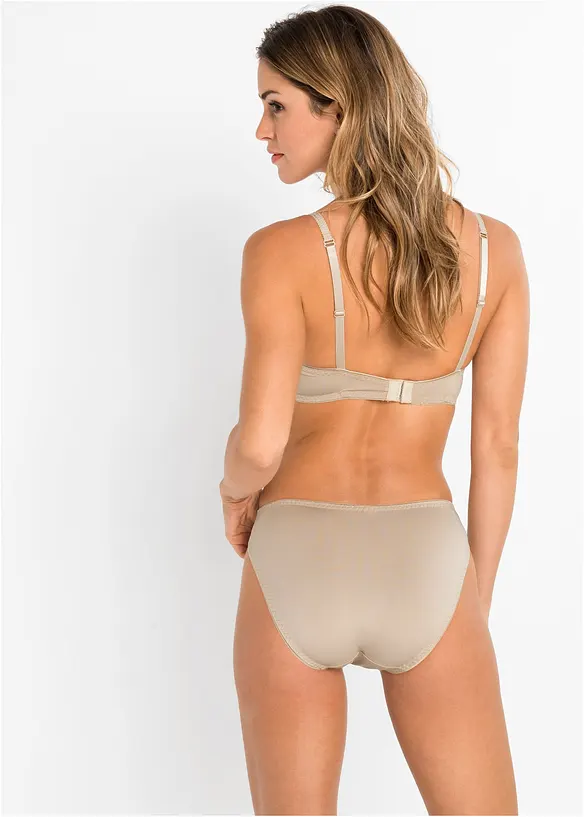 BH med bygel och fin spets (3-pack), bonprix