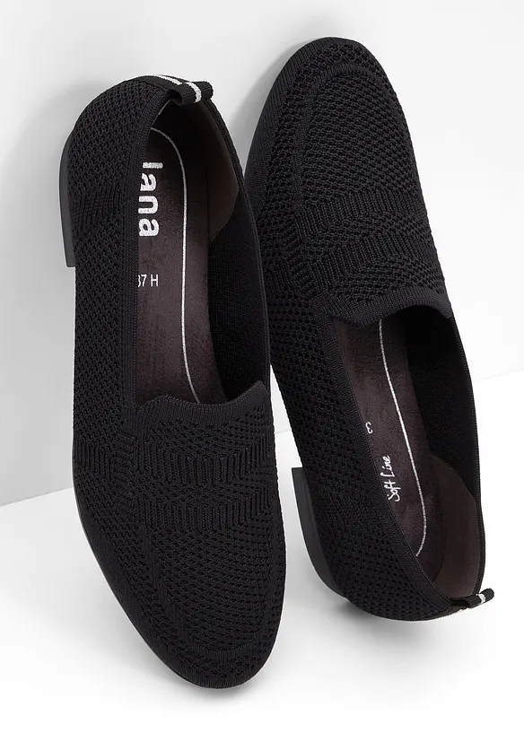Loafers med bekväm vidd från Jana, Jana