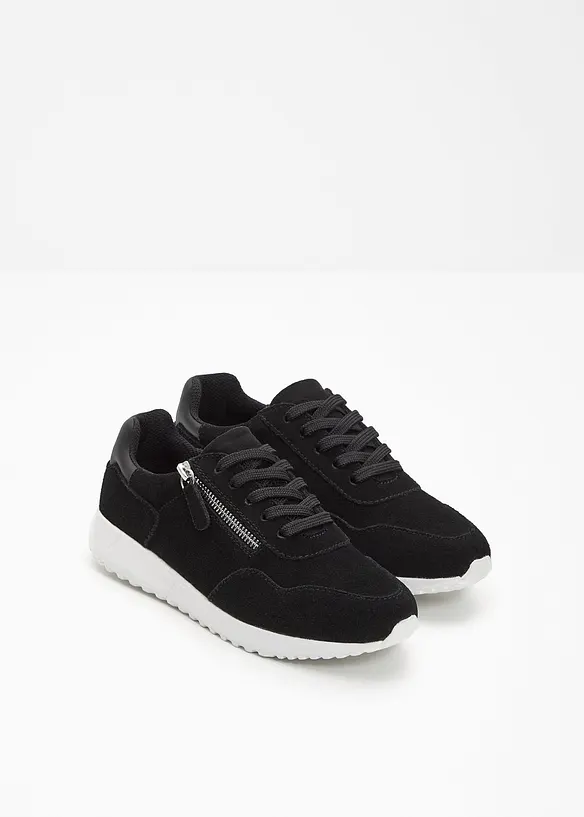 Sneakers i skinn, bonprix