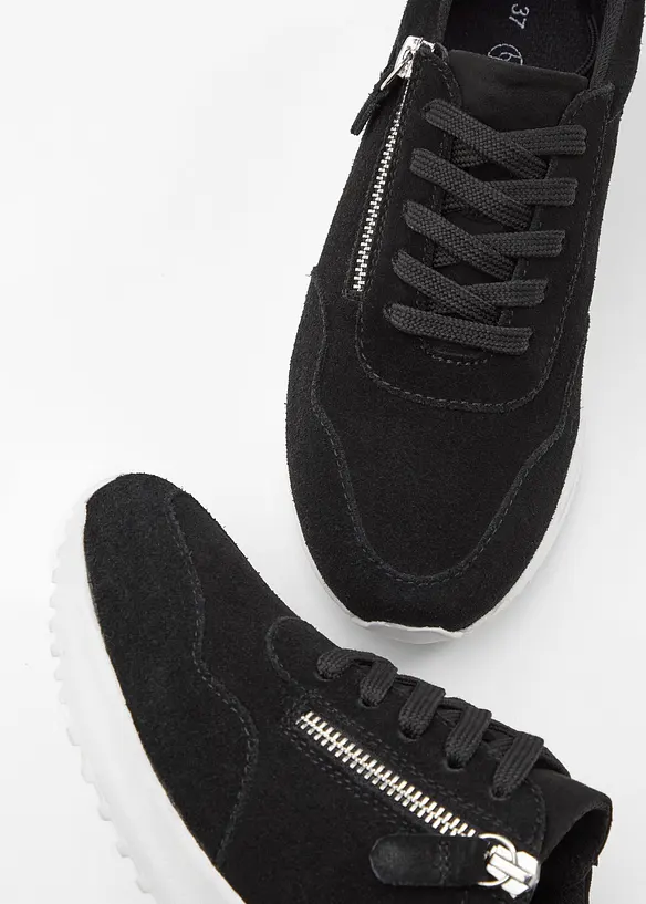 Sneakers i skinn, bonprix