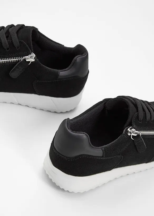 Sneakers i skinn, bonprix