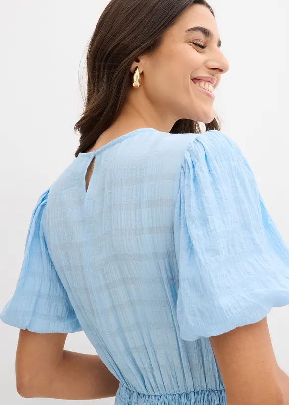 Miniklänning med infälld smock, bonprix