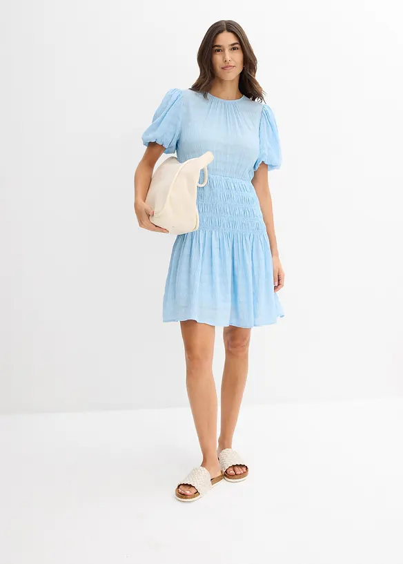 Miniklänning med infälld smock, bonprix
