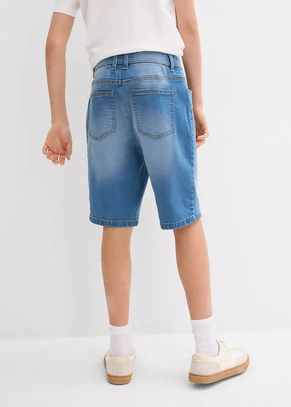 Stretchiga jeansshorts för barn (2-pack), Regular Fit, bonprix