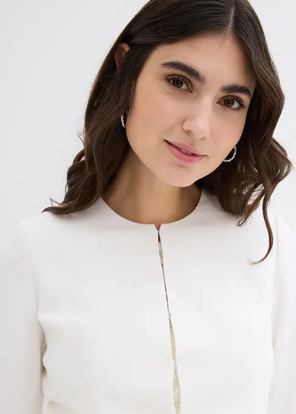 Kort mammakavaj i satin, bonprix