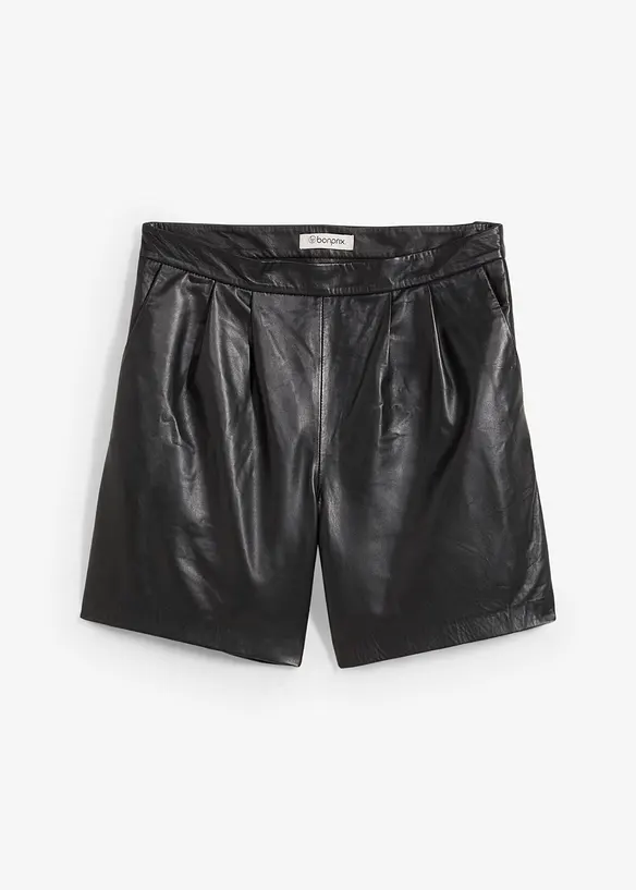 Skinnshorts av lammnappa, bonprix