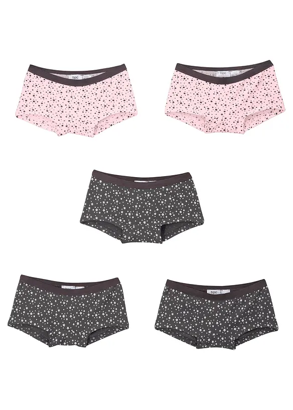 Hipstertrosa med mjuk bomull (5-pack), bonprix