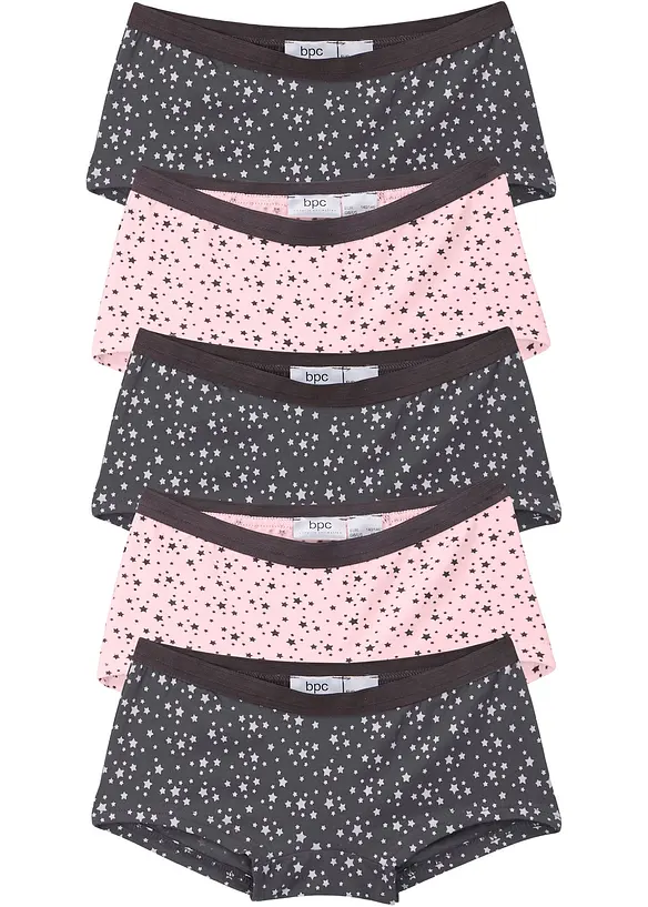 Hipstertrosa med mjuk bomull (5-pack), bonprix