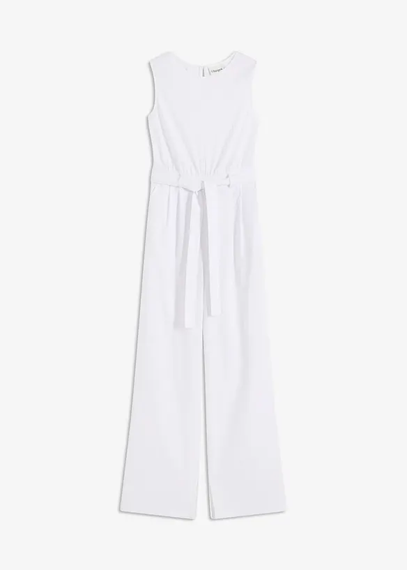 Jumpsuit i jersey av linnemix, bonprix