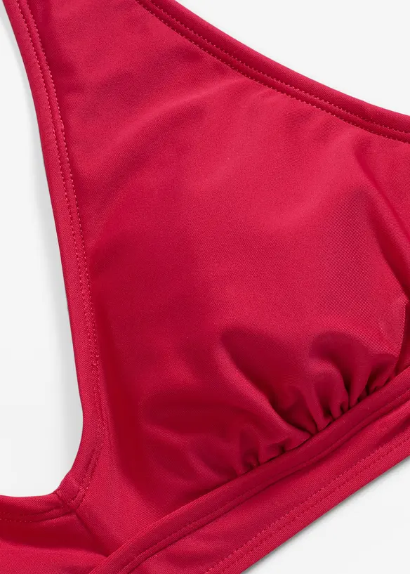 Halterneckbikiniöverdel med V-ringning, bonprix