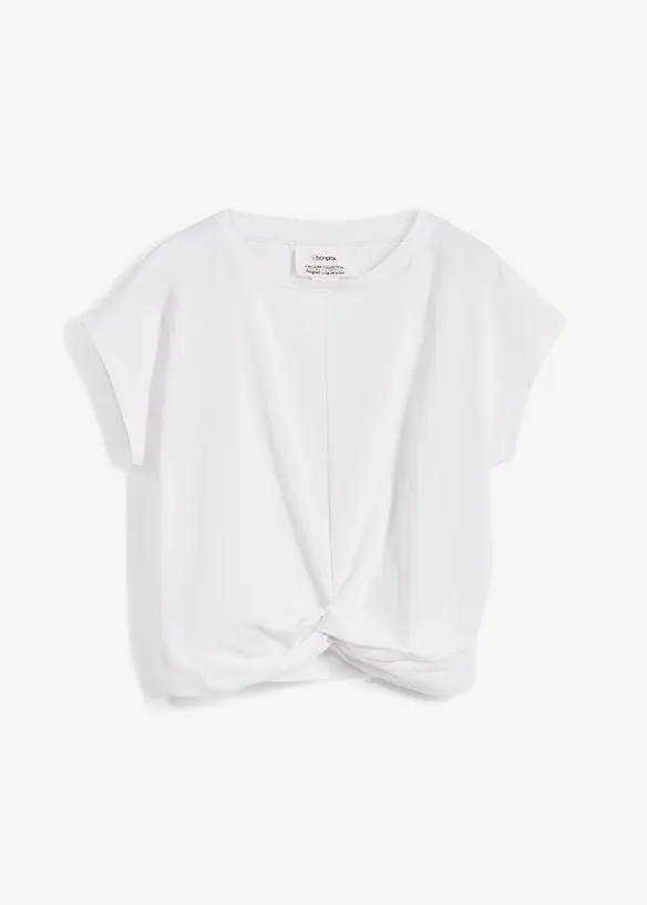 Kort T-shirt i ekologisk bomull, bonprix
