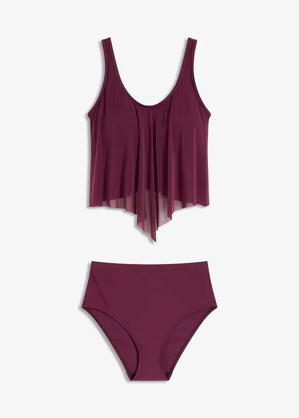 Tankini (2 delar) med återvunnen polyamid, bonprix