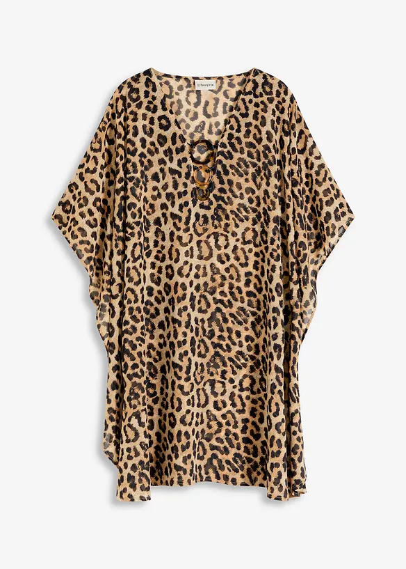 Strandtunika av chiffong, bonprix