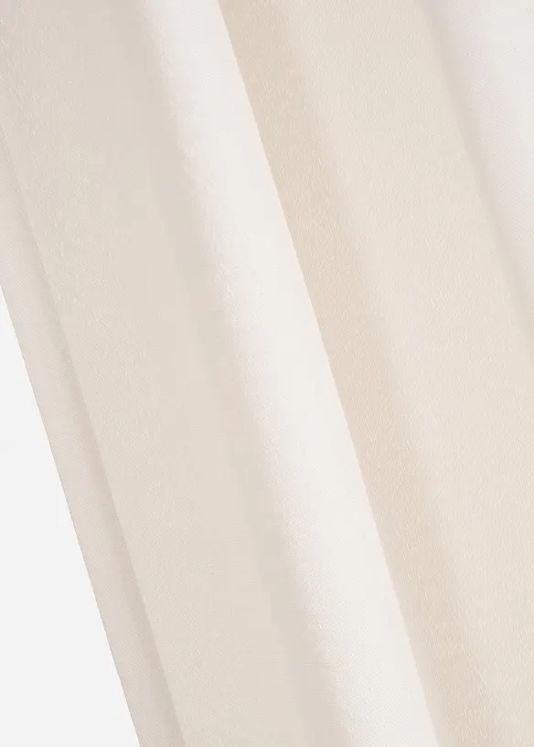 Gardinlängd med linnelook och återvunnen polyester (1-pack), bonprix