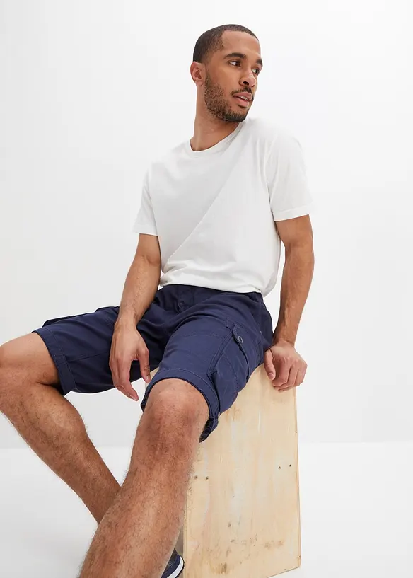 Cargobermudas av ren bomull, Regular Fit, bonprix