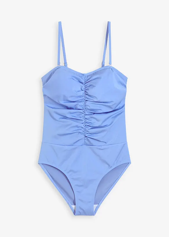 Formande baddräkt av glansigt material med medelhög formande effekt, bonprix