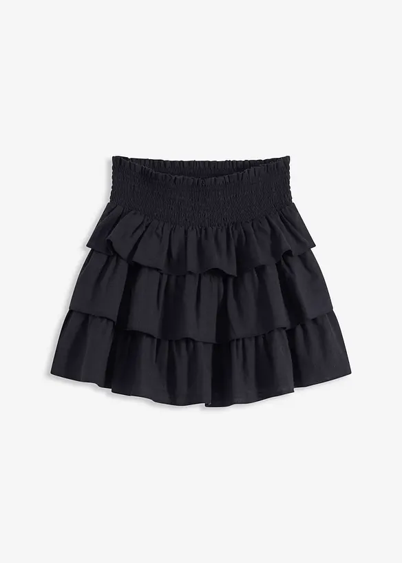 Minikjol i ren bomull, bonprix