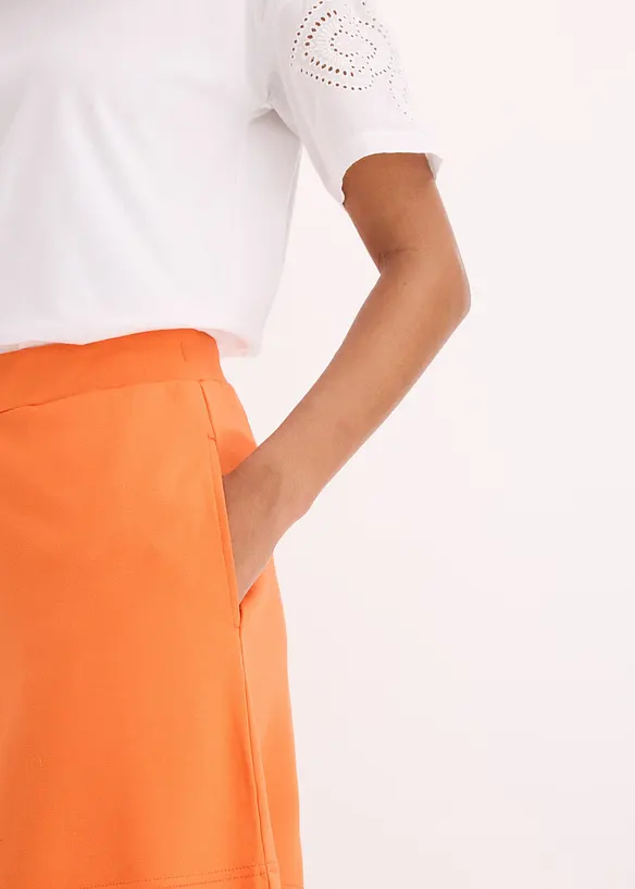 Bekväma Punto di Roma-shorts i dra på-modell, bonprix