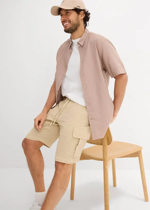 Bermudas i luftig muslin, Regular Fit, bonprix
