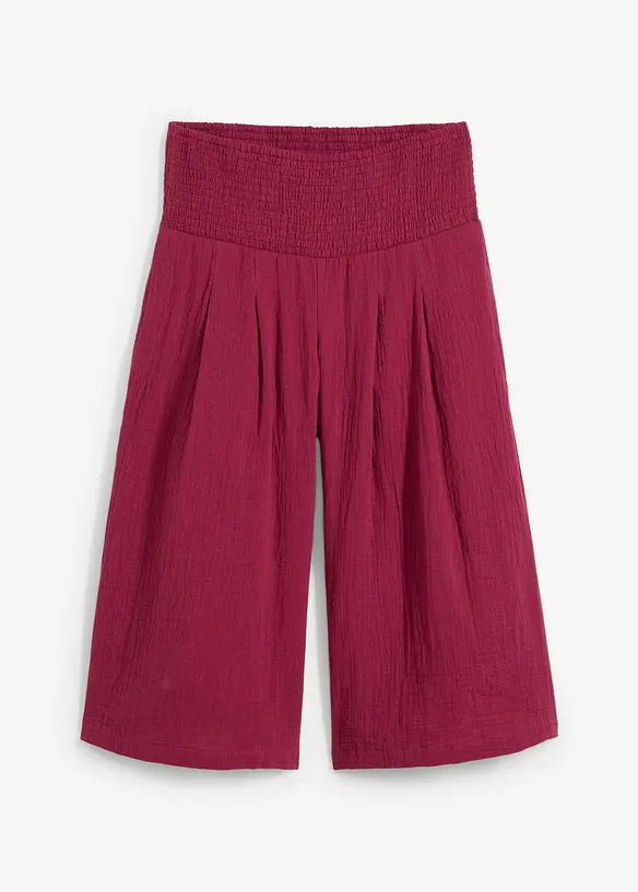 Capribyxa i mjuk muslin, bonprix