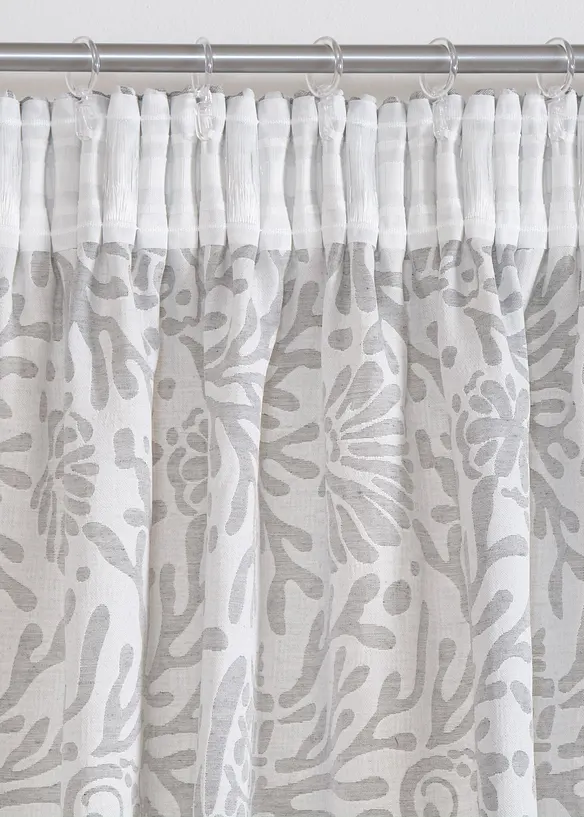 Mönstrad gardinlängd i jacquard (1-pack), bonprix
