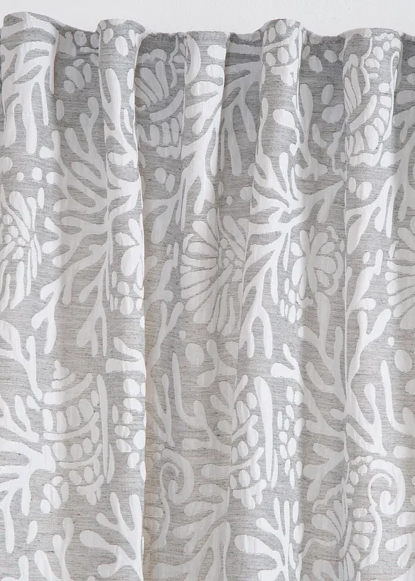 Mönstrad gardinlängd i jacquard (1-pack), bonprix