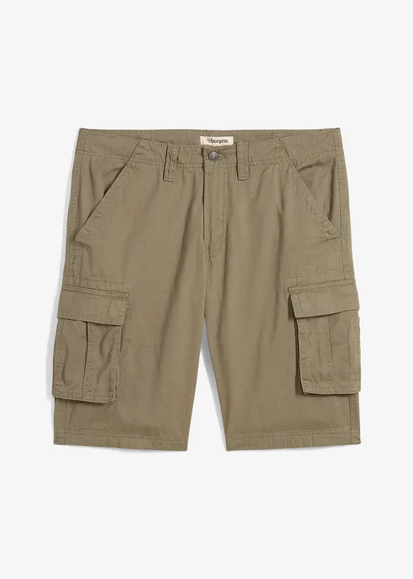Cargoshorts av ren bomull, Relaxed Fit, bonprix