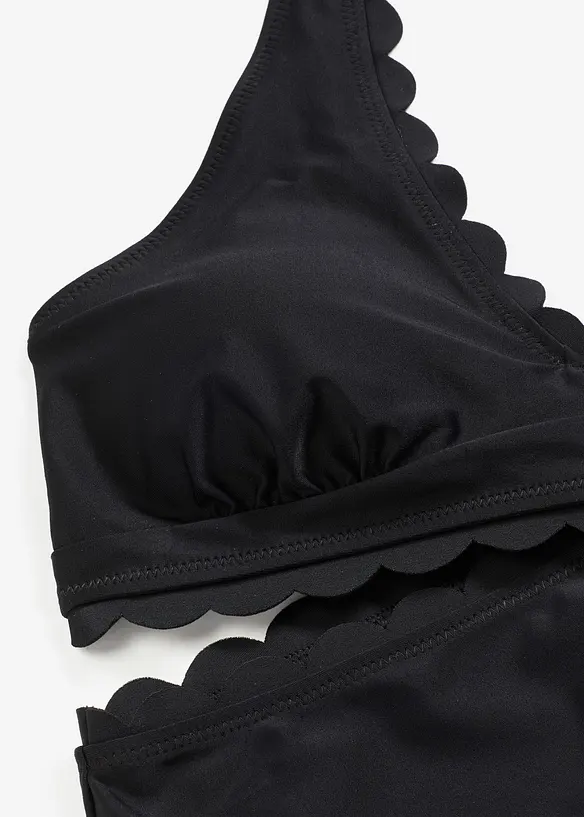 Halterneckbikini (2 delar) med återvunnen polyamid, bonprix
