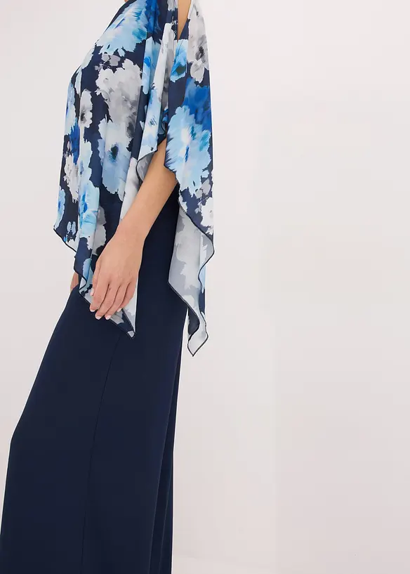Jumpsuit med vid överdel, bonprix
