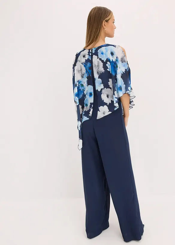 Jumpsuit med vid överdel, bonprix