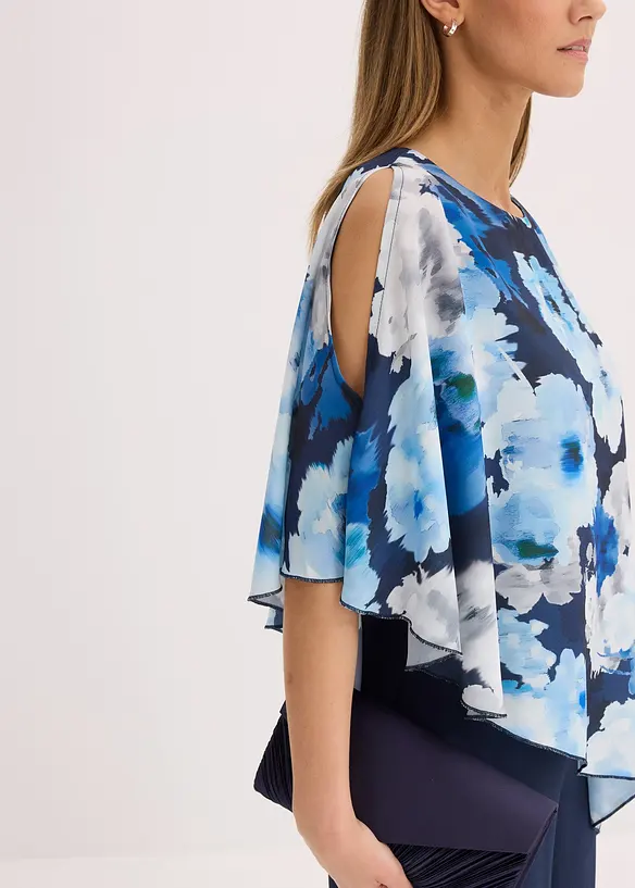 Jumpsuit med vid överdel, bonprix