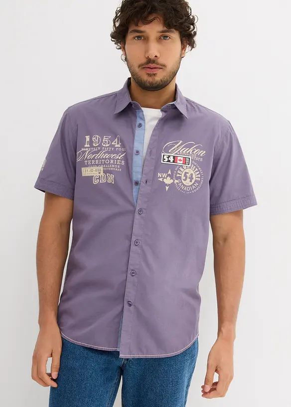 Kortärmad skjorta, Slim Fit, bonprix