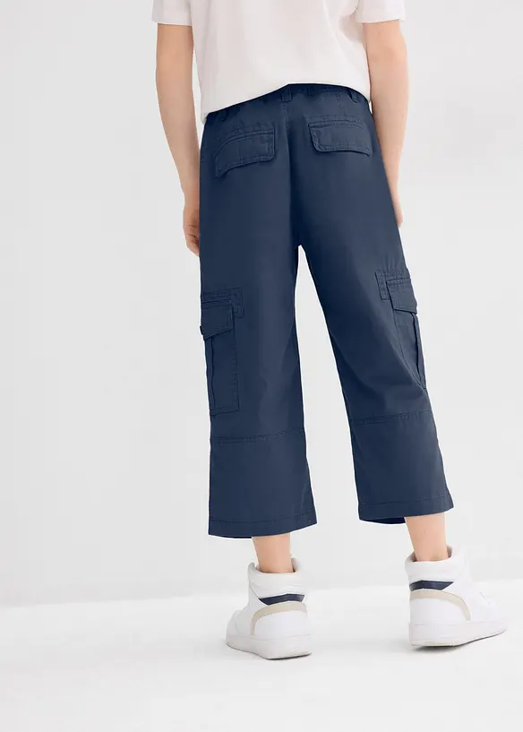 3/4-byxa av bomull för barn, Loose Fit, bonprix