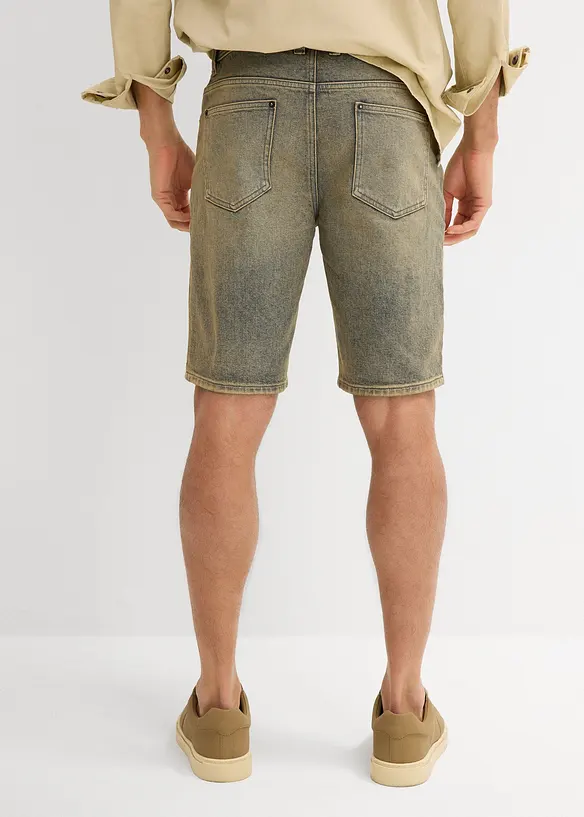 Dirty Washed jeansshorts, Regular Fit, bonprix