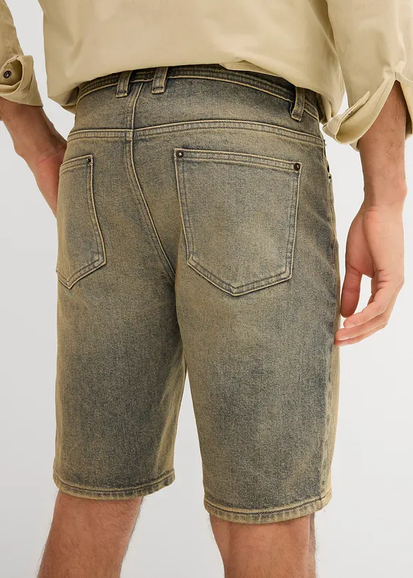 Dirty Washed jeansshorts, Regular Fit, bonprix