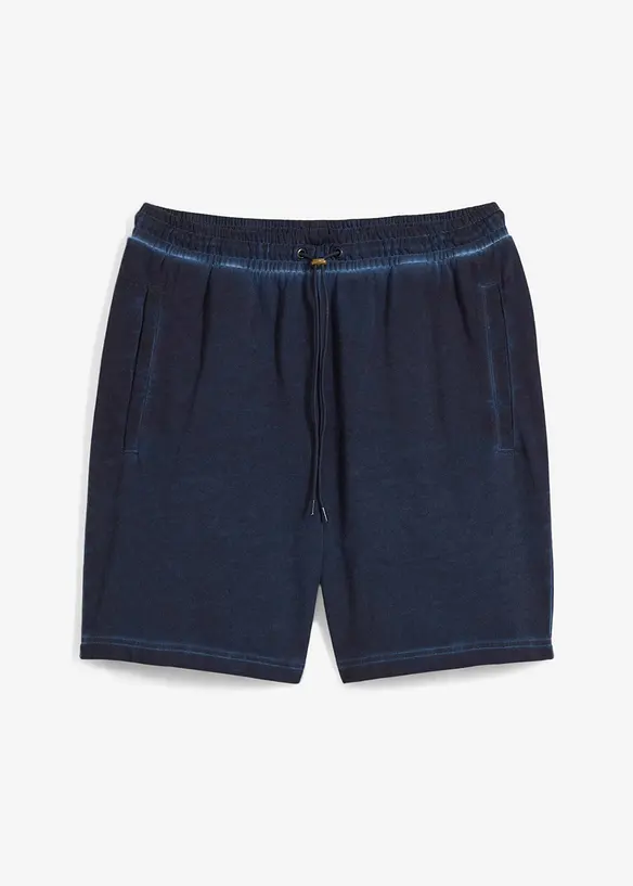 Trikåbermudas med urtvättad look, bonprix