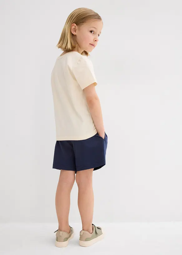 T-shirt och shorts (set i 2 delar) av ekologisk bomull, bonprix
