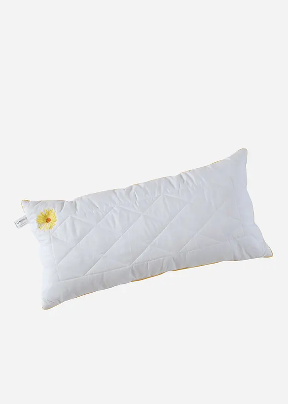 Mikrofiberkudde med blombroderi, bonprix